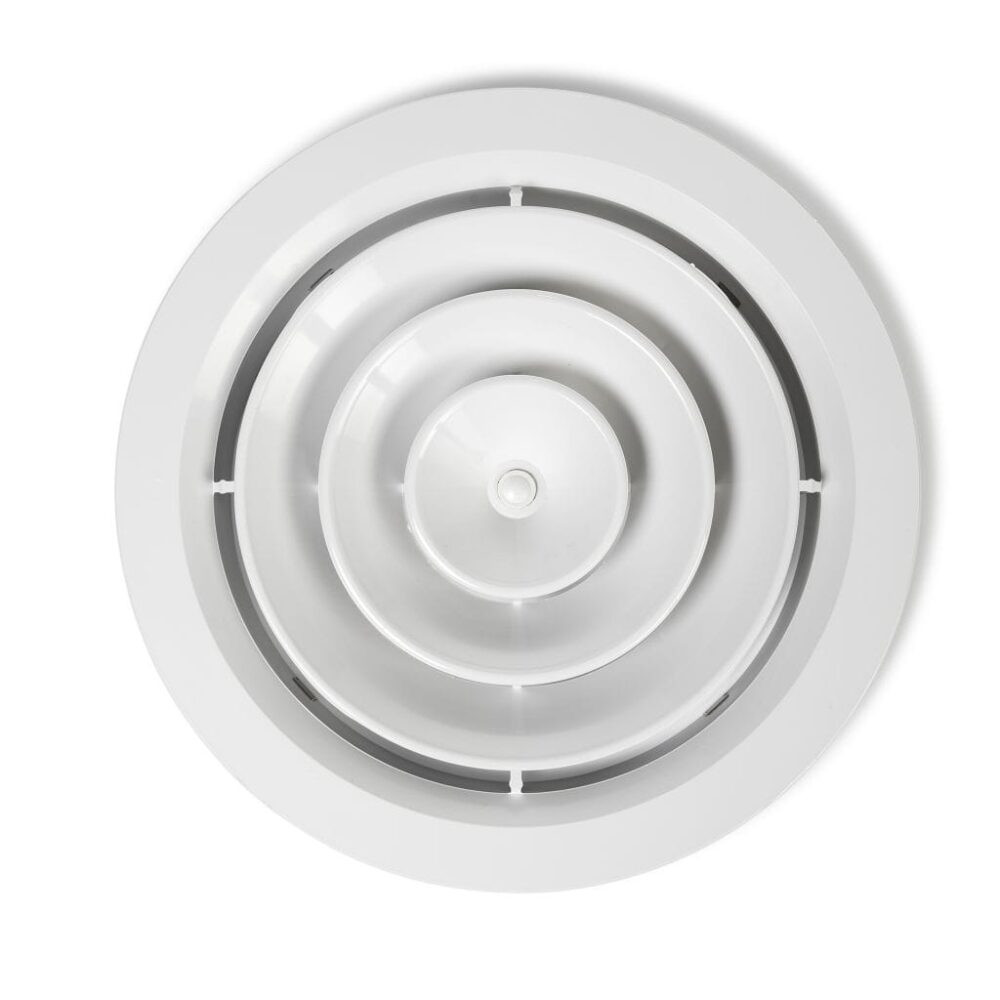 Round Diffuser Pvc Round Ceiling Diffuser - Plastic - טויטופלסט